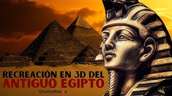 RECREACIO?N en 3D de co?mo era el ANTIGUO EGIPTO del farao?n TUTANKAMON. Ancient Egypt Pharaohs