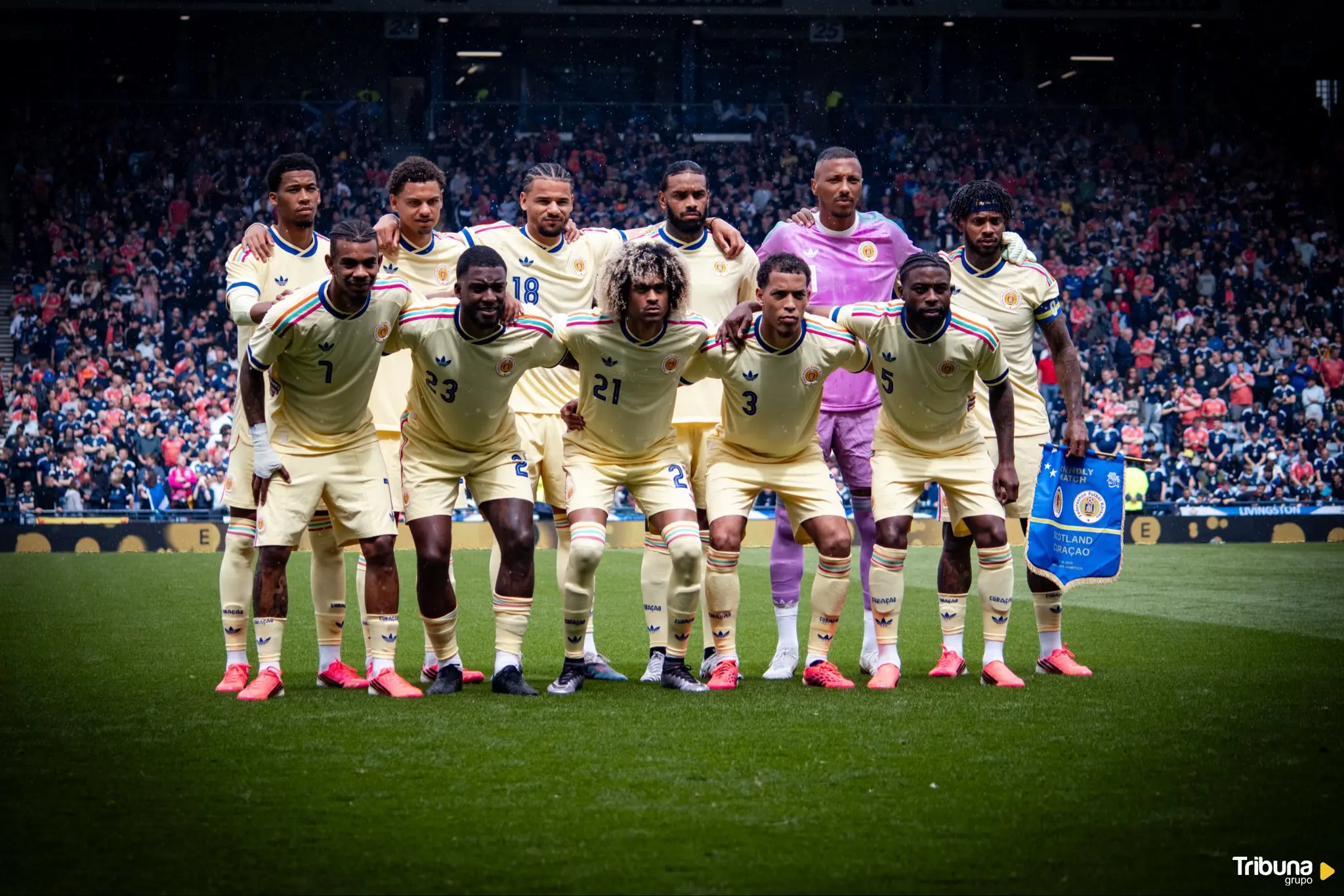 Once inicial de Curazao. Foto: Curaçao National Football Team