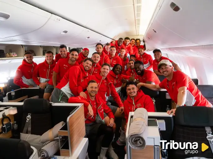 La selección suiza pone rumbo a EEUU. Foto: Schweizer Fussballnationalteams