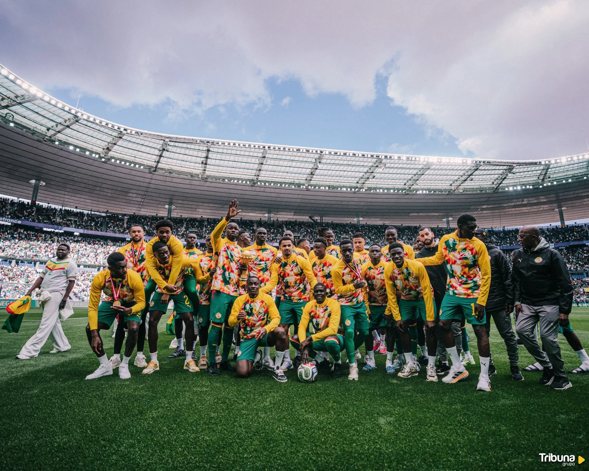 Senegal disputa un amistoso ante Perú. Foto: Football Senegal