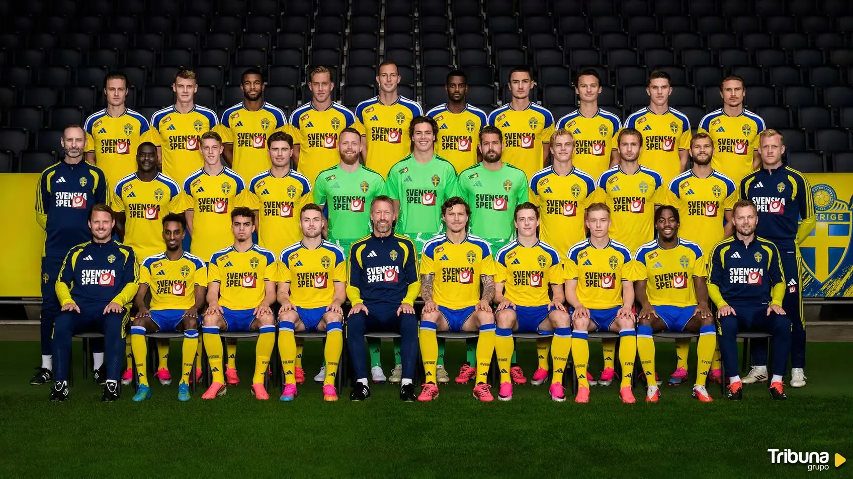 Selección de Suecia. Foto: The Swedish FA