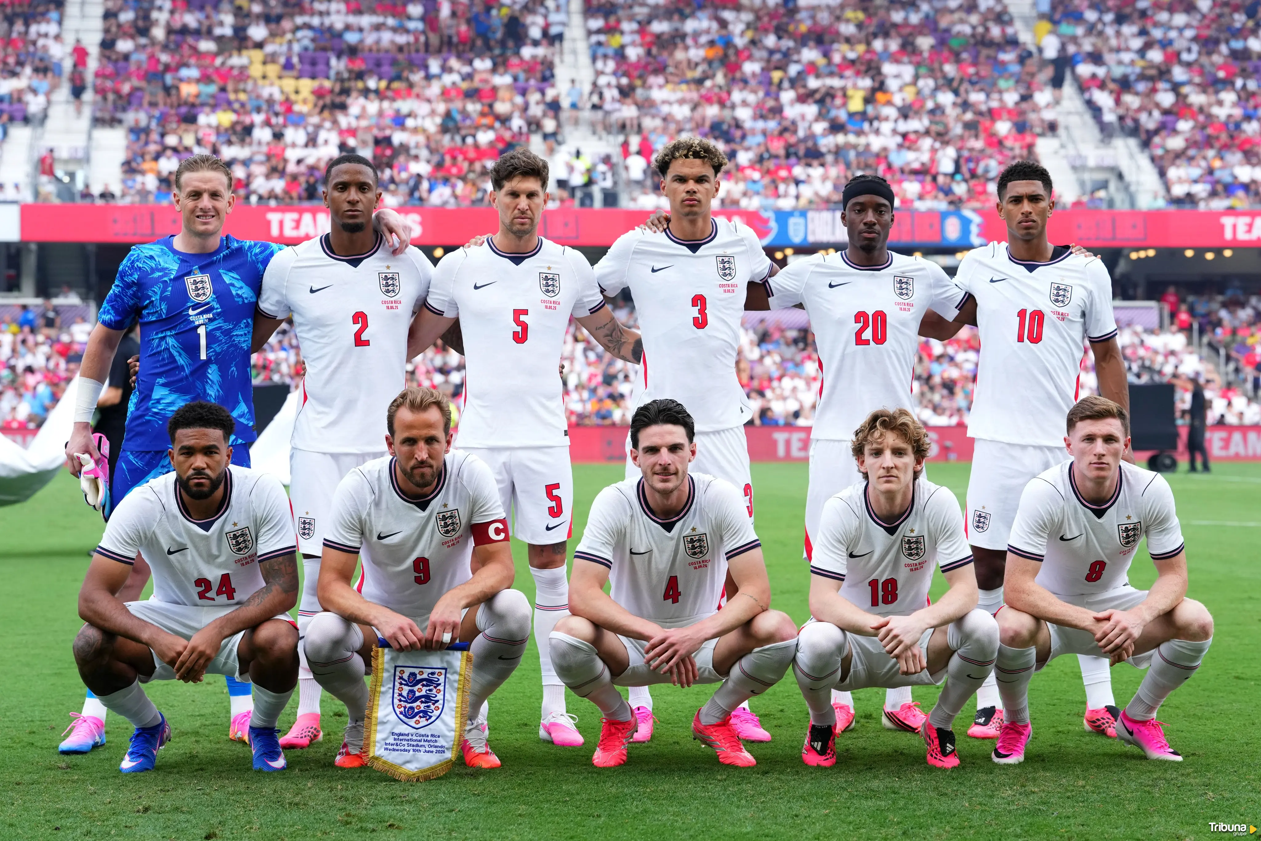 Selección de Inglaterra. Foto: England