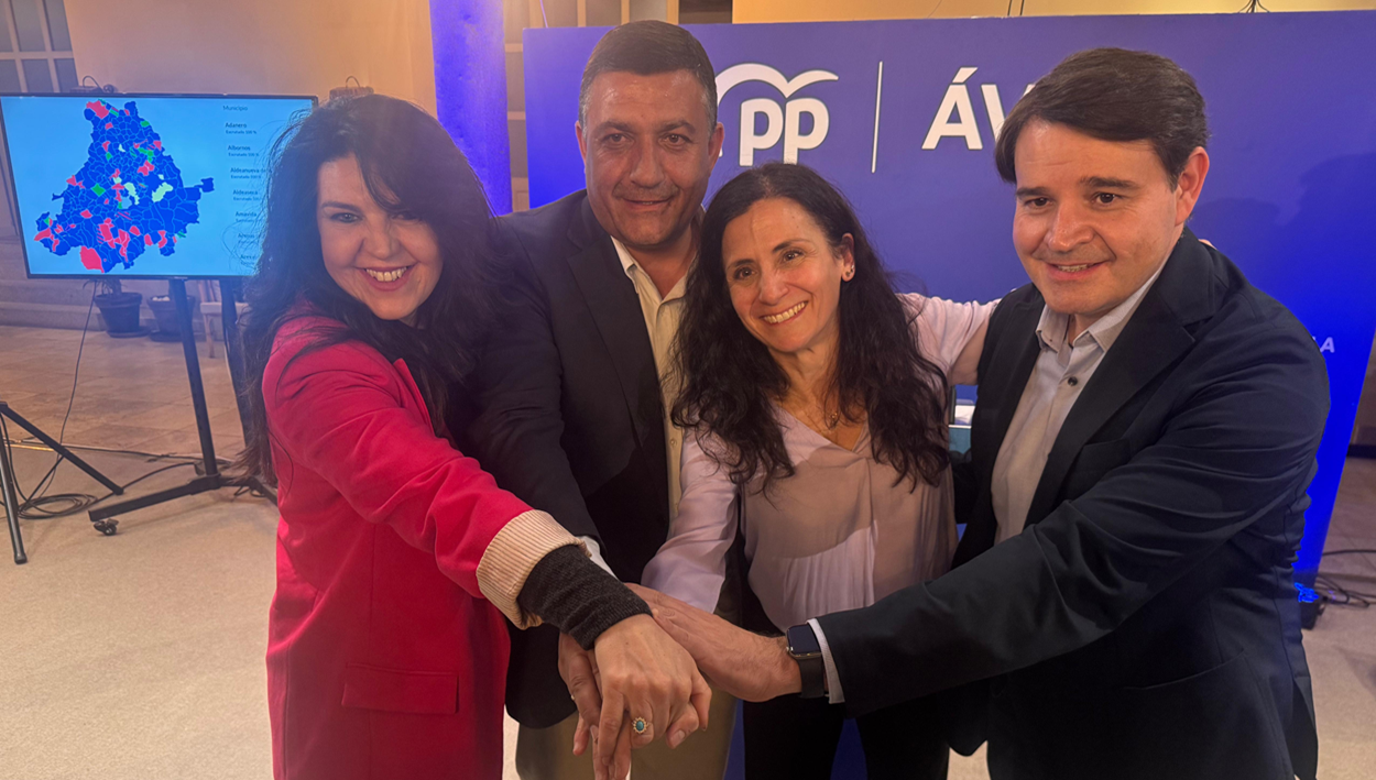 El 15-M en Ávila: 3 PP, 2 PSOE, 1 VOX y 1 Por Ávila, todo sigue igual