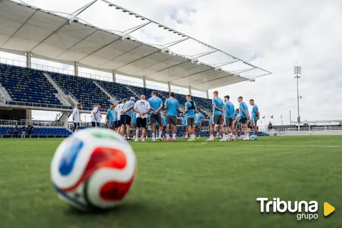 Entrenamiento de la selección de República Checa. Foto: Czech Football National Team