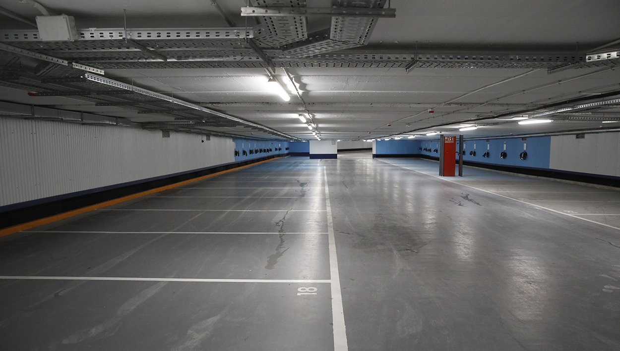 El aparcamiento de Colón comienza a transformarse para albergar 570 plazas