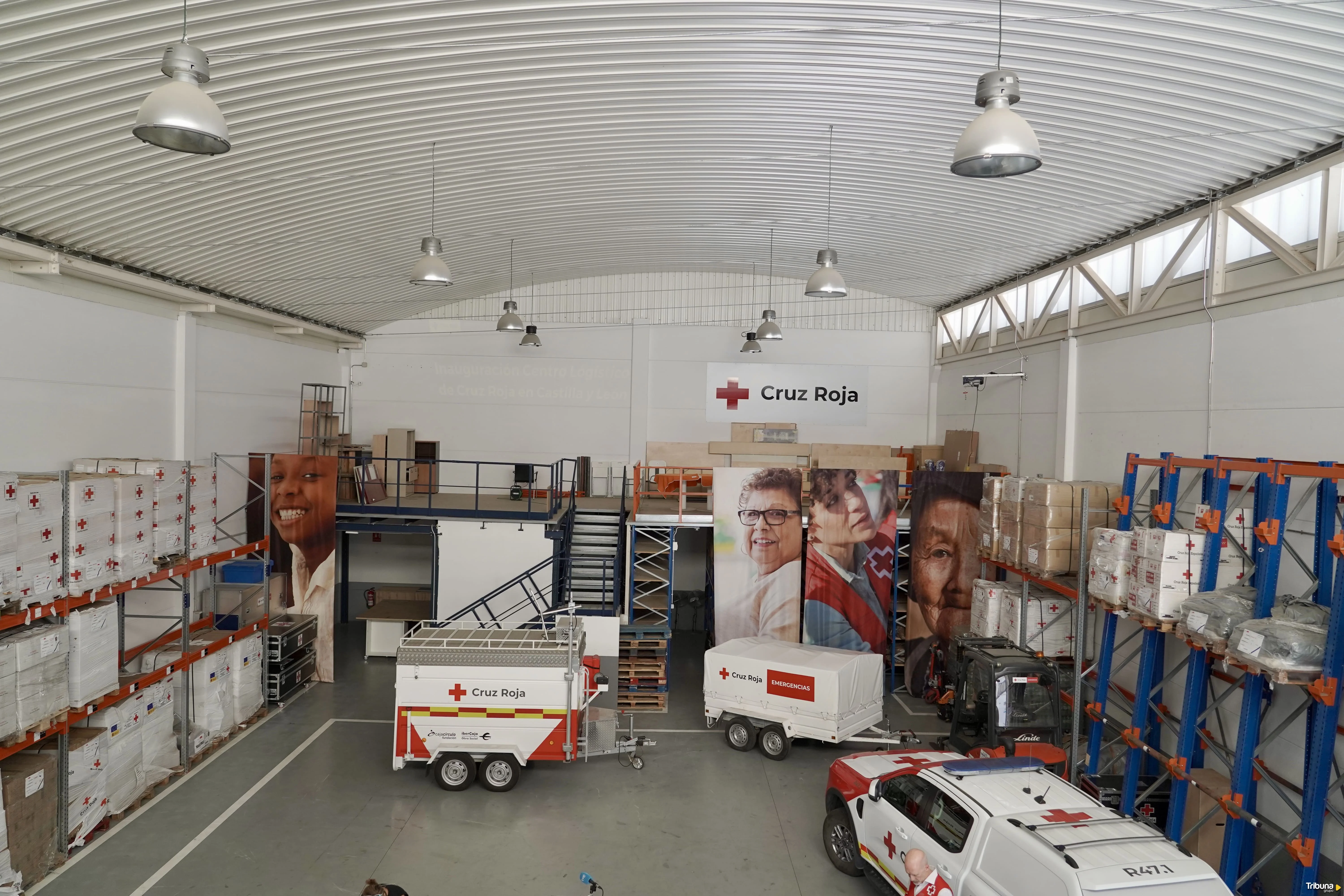 Almacén del Centro Logístico Autonómico de Cruz Roja de Zaratan