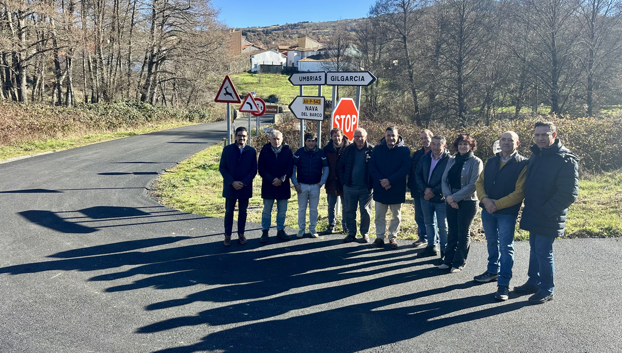 Acondicionada la AV-P-542 con 150.000 auros para mejorar movilidad y seguridad en el Aravalle