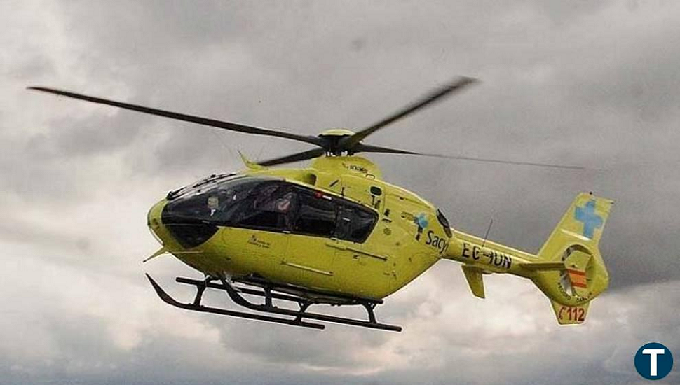 Rescatado en helicóptero tras sufrir una caída en el paraje Barrera de Valdesancho en la sierra de Béjar