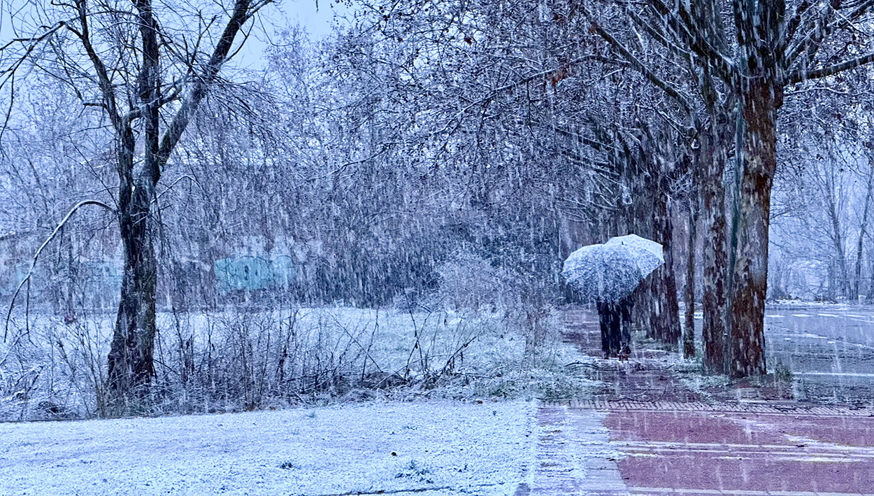La nieve regresa a Valladolid y deja huella tanto en la capital como en la provincia