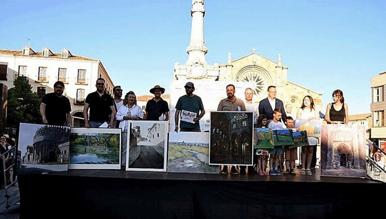 Pedro Ceprián, primer premio en el Certamen de Pintura Rápida de Ávila 