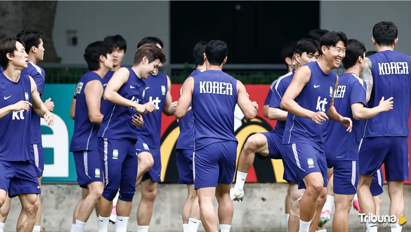 Entrenamiento de la selección coreana. Foto: Korea Football Asociation (KFA)
