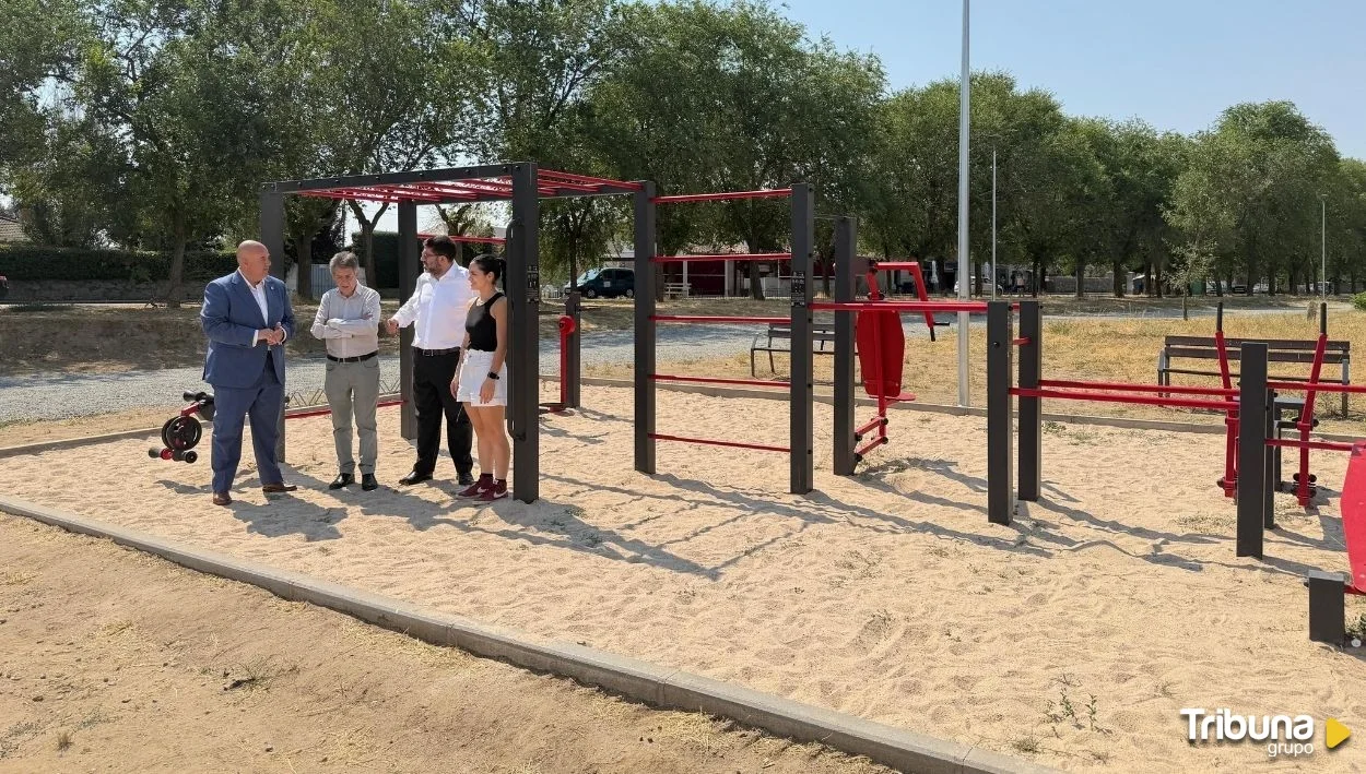 parque de calistenia junto al parque de El Soto