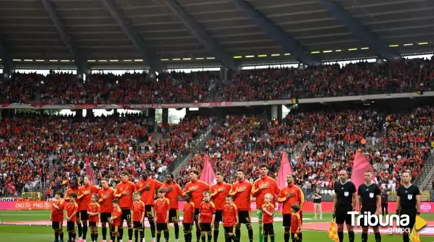 Selección de Bélgica. Foto: RFBA