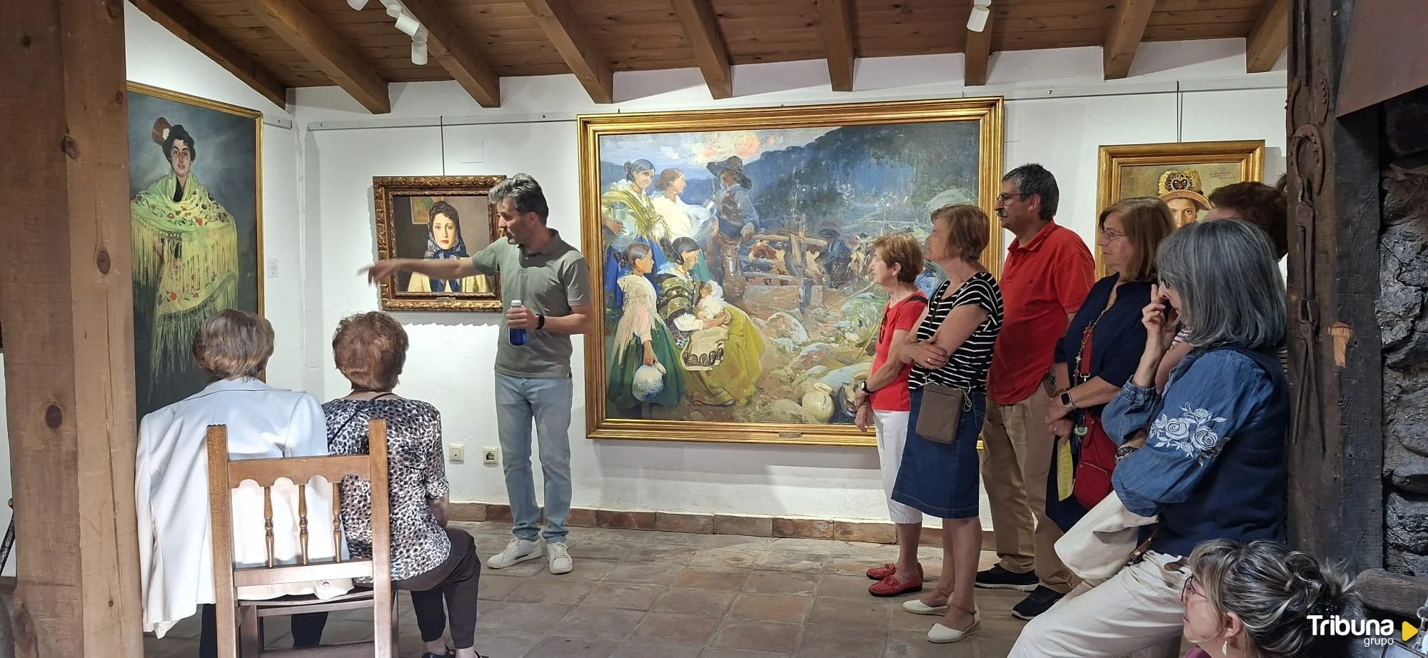 Visita de la exposición 'Maestros de Ayer' de ItinerArte