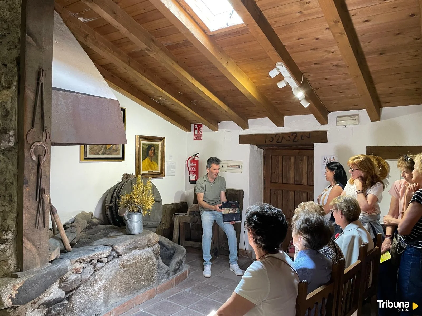 Visita de la exposición 'Maestros de Ayer' de ItinerArte