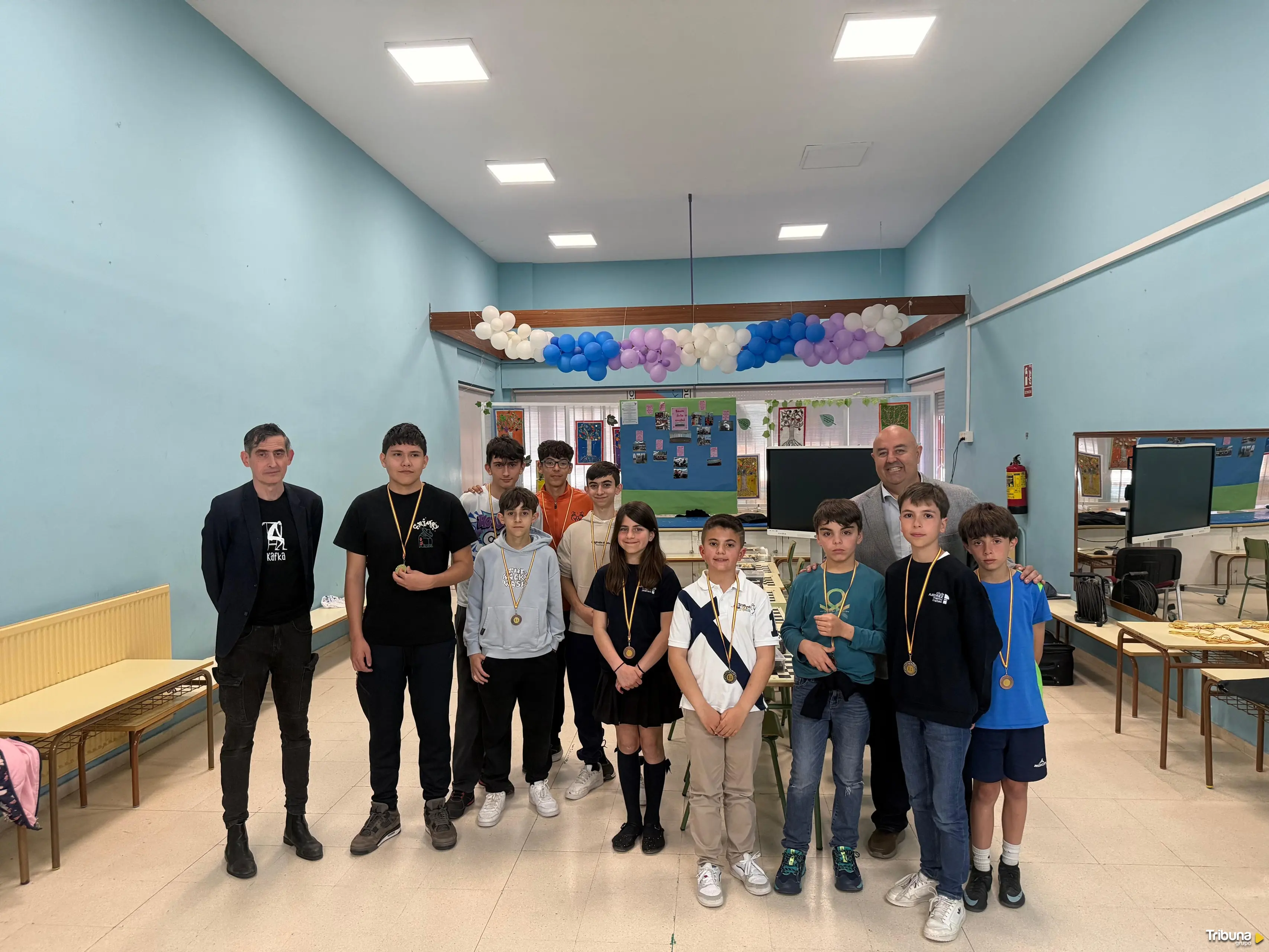 Competición de ajedrez de los Juegos Escolares del Ayuntamiento de Ávila.