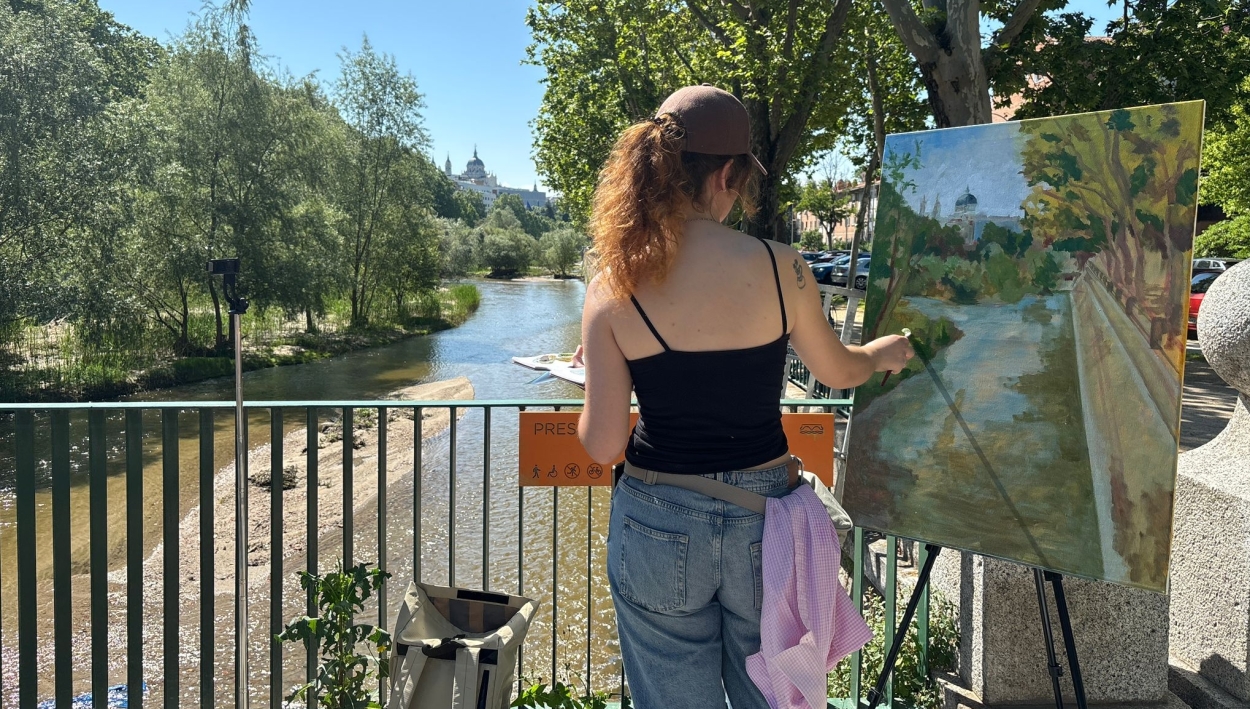 Madrid celebra el arte al aire libre en la XXIV Jornada de Pintura en la Ermita de San Antonio de la Florida