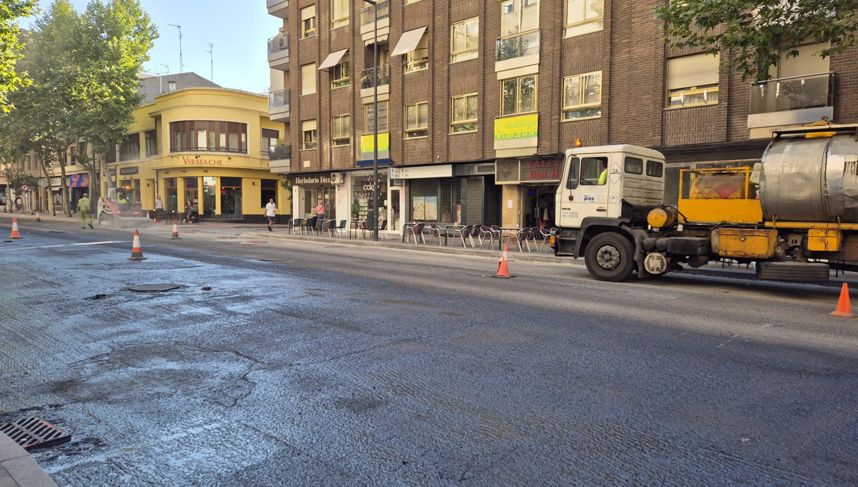Más asfaltado de calles en Salamanca: estas son las 11 vías donde comenzarán las obras este jueves