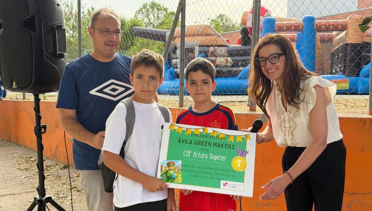El CEIP Arturo Duperier gana el I Concurso Escolar Ávila Green Makers