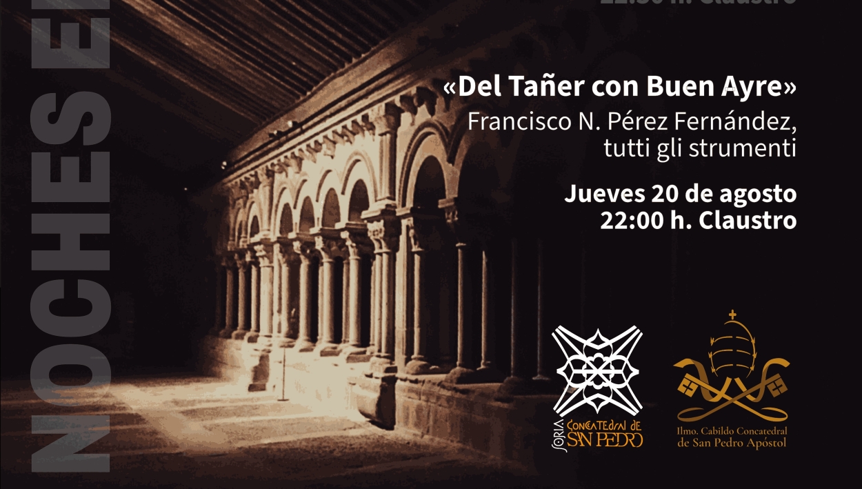 Los instrumentos históricos ponen el broche a los conciertos del claustro de la Concatedral de Soria