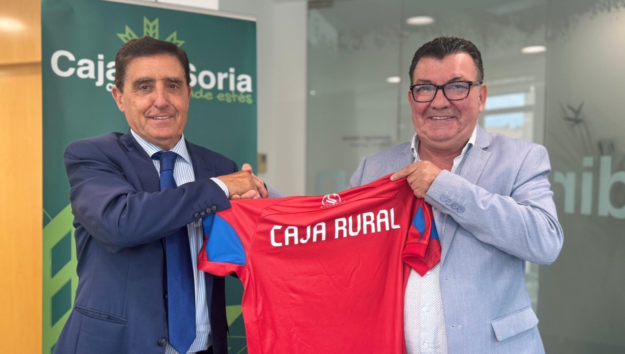 Caja Rural de Soria renueva su apoyo al Numancia con el ascenso como gran objetivo